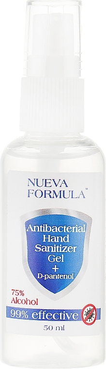 Hand Antiseptic with D-Pantehnol - Nueva Formula Antibacterial Hand Sanitizer Gel+D-pantenol — photo N5