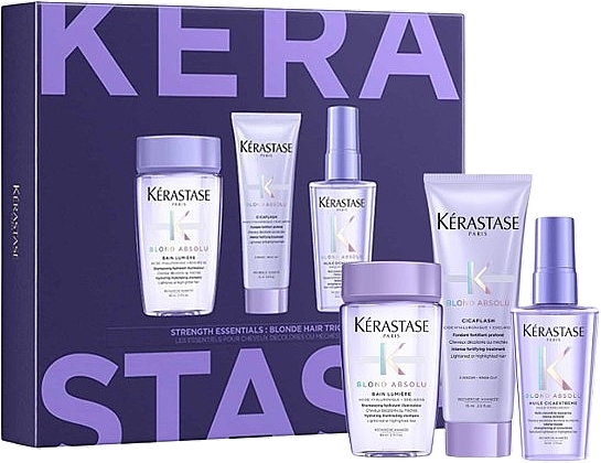 Set - Kerastase Blond Absolu 2023 (shm/80 ml + cond/75 ml + oil/50 ml) — photo N1