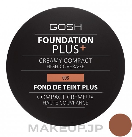 Compact Foundation - Gosh Foundation Plus + Creamy Compact High Coverage — photo 08 - Golden