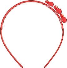 Red Cherry Hair Hoop, d-023 - Dini Kids — photo N1