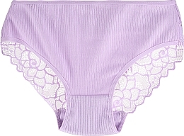 Women Bikini Panties with Lace BDM601-006, purple - Moraj — photo N1