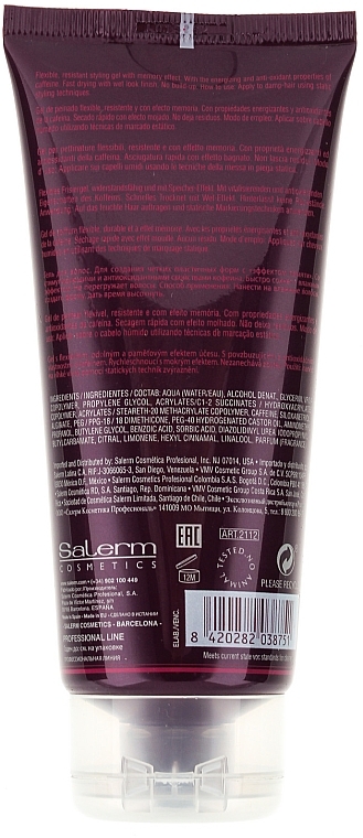 Hair Gel - Salerm Pro Line Wet Gel — photo N10