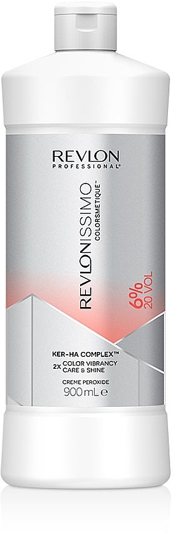 Cream Oxidant - Revlon Professional Revlonissimo Colorsmetique Cream Peroxide Ker-Ha Complex 6% 20 Vol. — photo N3