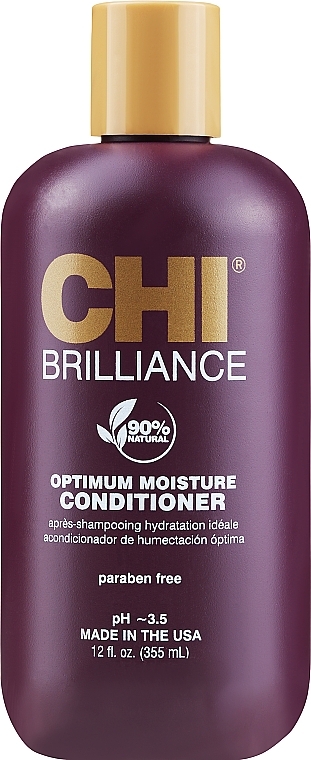 Damaged Hair Conditioner - CHI Deep Brilliance Optimum Moisture Conditioner — photo N10