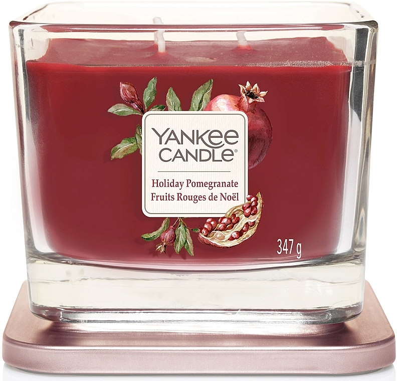 Scented Candle - Yankee Candle Elevation Holiday Pomegranate — photo N1