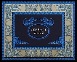 Versace Pour Homme Dylan Blue - Set (edt/50ml + 50ash/b + 50sh/g) — photo N3