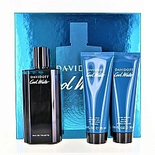 Fragrances, Perfumes, Cosmetics Davidoff Cool Water - Set (edt/125ml + sh/gel/75ml + ash/balm/75ml)