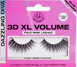 つけまつげ - BH Cosmetics 3D XL Volume Faux Mink Lashes Dazzling Diva — photo N1