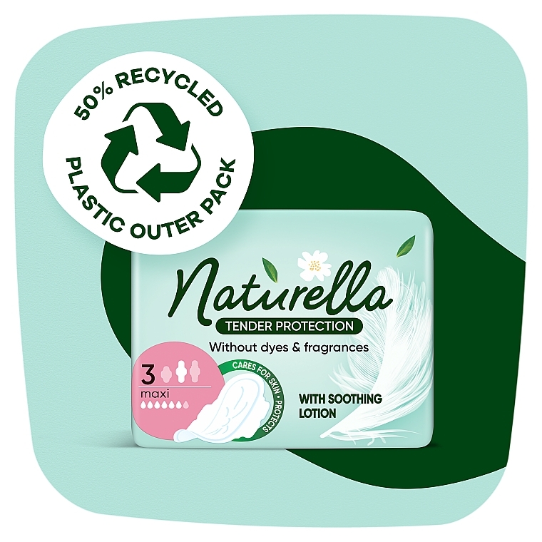 Sanitary Pads, 7pcs - Naturella Ultra White Duo Maxi — photo N14