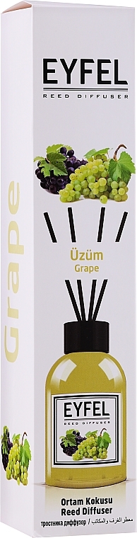 Grape Reed Diffuser - Eyfel Perfume Reed Diffuser Grapes — photo N7