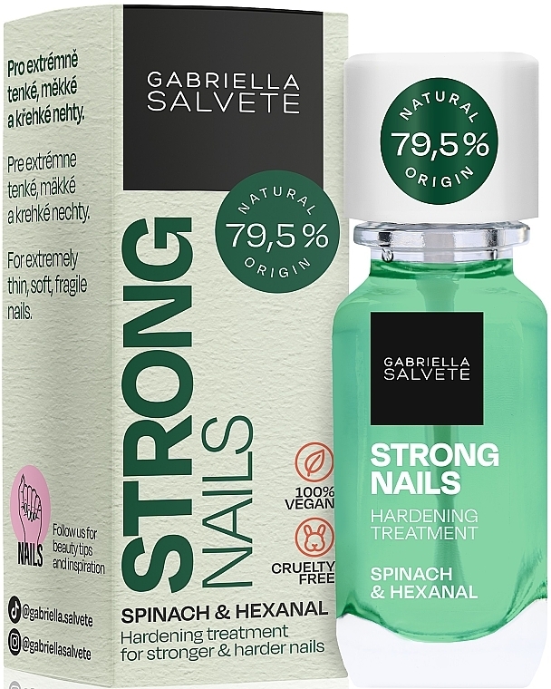 Nail Hardener - Gabriella Salvete Natural Strong Nails — photo N1