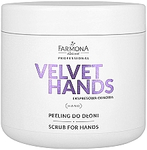 Fragrances, Perfumes, Cosmetics Lily and Lilac Scented Hand Scrub - Farmona Professional Velevet Hands Scrub For Hands