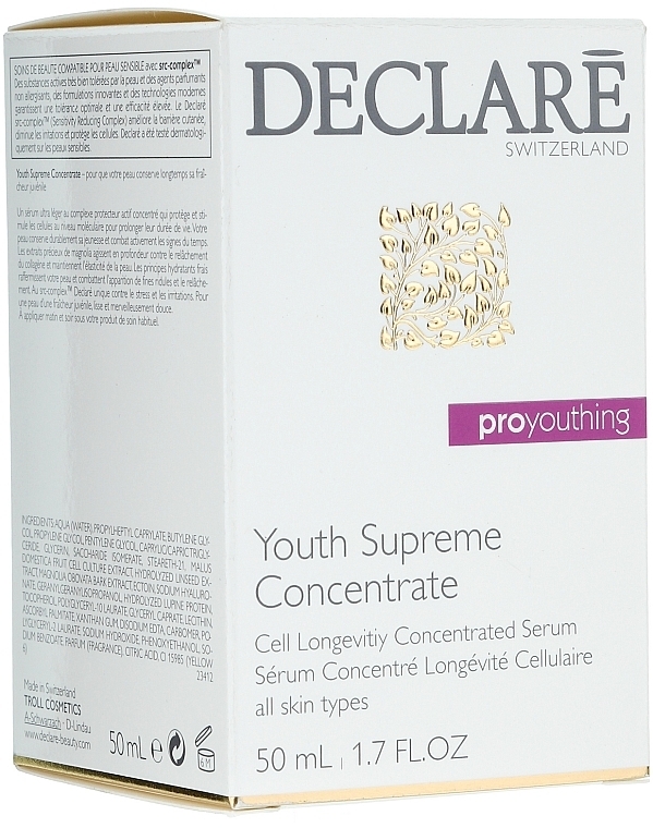 Youth Concentrate - Declare Pro Youthing Youth Supreme Concentrate — photo N1