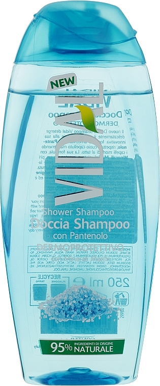 2in1 Shower Gel 'Skin Protection' - Vidal Shower Shampoo — photo N1