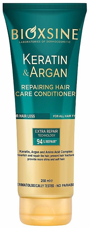 Repairing Conditioner - Biota Bioxsine Keratin & Argan Repairing Hair Care Conditioner — photo N1