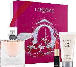Fragrances, Perfumes, Cosmetics Lancome La Vie Est Belle - Set (edp/50ml + b/lot/50ml+lipstick/1.6g) 