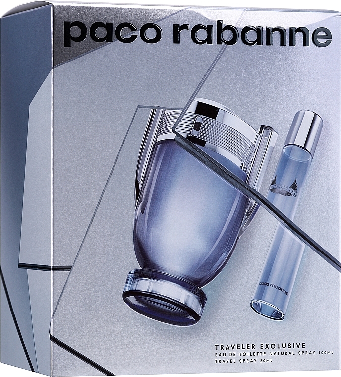 Paco Rabanne Invictus - Set (edt/100ml + edt/20ml) — photo N5