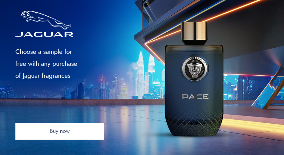 Choose a sample for free with any purchase of Jaguar fragrances