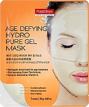 Fragrances, Perfumes, Cosmetics Anti-Aging Hydrogel Face Mask - Purederm Age Defying Hydro Pure Gel Mask