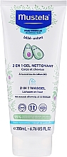 2-in-1 Hair & Body Cleansing Gel with Avocado - Mustela Baby 2 In 1 Cleansing Gel With Avocado Hair And Body — photo N2