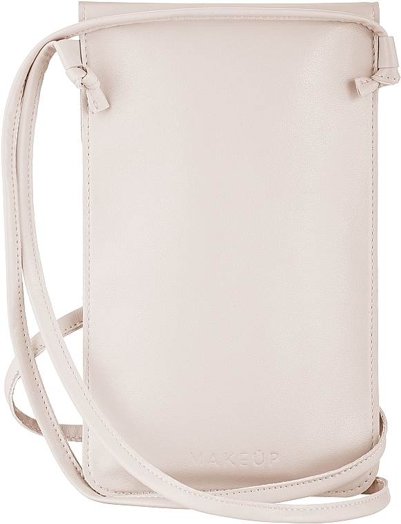 Crossbody Phone Case "Cross", beige - MAKEUP Phone Case Crossbody Beige — photo N23