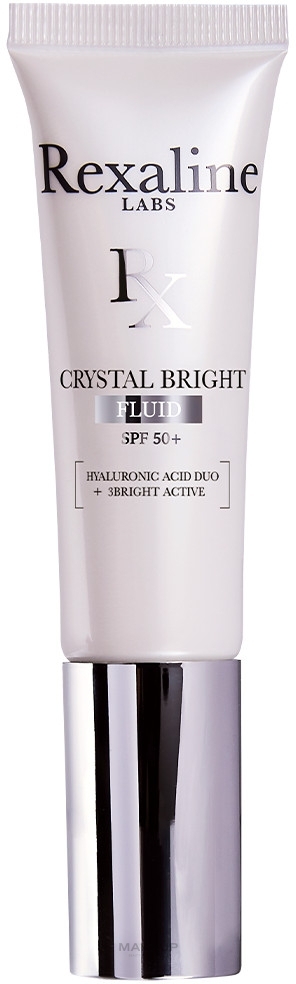 Mattifying Face Sun Fluid - Rexaline Crystal Bright Fluid SPF50+ — photo 30 ml