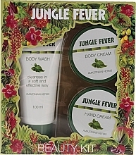 Fragrances, Perfumes, Cosmetics Gift Set - Mades Cosmetics Jungle Fever Beauty Kit (sh/gel/100ml + b/cr/50ml + h/cr/50ml)