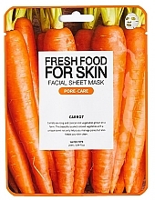 Fragrances, Perfumes, Cosmetics Carrot Sheet Mask - Fresh Food For Skin Facial Sheet Mask Carrot Pore Care