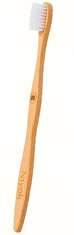 Bamboo Toothbrush 'Animal Protection' - Niyok Adult Toothbrush Choosebrush — photo N8