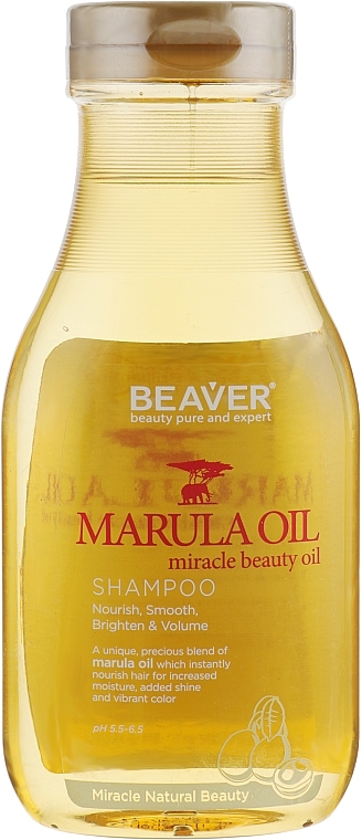 Nourishing Marula Oil Shampoo for Dry & Damaged Hair - Beaver Professional Nourish Marula Oil Shampoo — photo N1