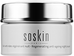 Regenerating & Rejuvenating Night Face Cream - Soskin Regenerating Anti Ageing Night Cream — photo N1