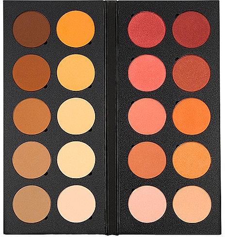 Contour & Blush Palette - Make-Up Atelier Paris Palette 20 Contouring Blushers — photo N1