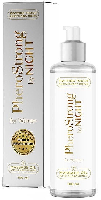 GIFT! Massage Oil - PheroStrong by Night for Women — photo N2