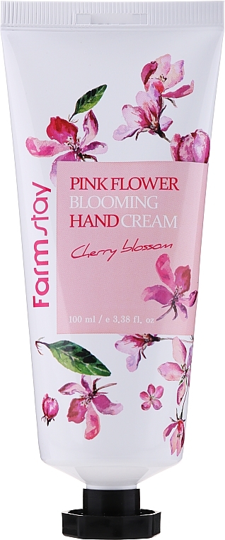 Hand Cream "Cherry Blossom" - FarmStay Pink Flower Blooming Hand Cream Cherry Blossom — photo N7