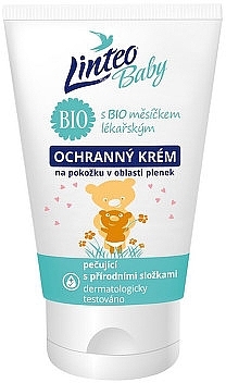 Protecting Diaper Baby Cream - Linteo Baby Organic Marigold — photo N1