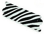 Fragrances, Perfumes, Cosmetics Toe Separator 'Zebra', blue and black - Inca Finger Separator