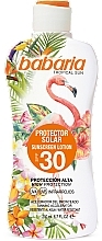 Fragrances, Perfumes, Cosmetics Sun Body Lotion - Babaria Tropical Sun SPF30 Sunscreen Lotion With Aloe Vera