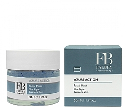 Fragrances, Perfumes, Cosmetics Soothing Gel Face Mask - Faebey Azure Action Facial Mask