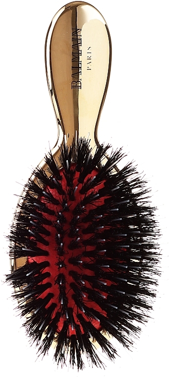 Gilded Hair Brush Set - Balmain Paris Hair Couture (silk parfume/50ml + mirror + h/brush) — photo N6