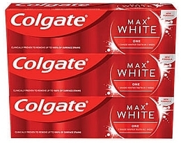 Set - Colgate Max White One (toothpaste/3x75ml) — photo N1