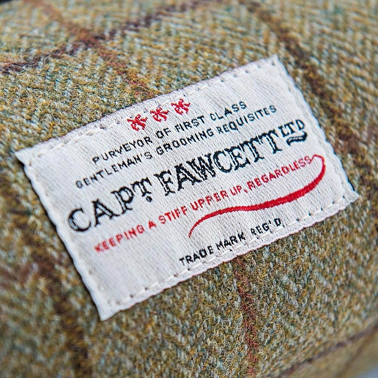 Tweed Makeup Bag, CF.318 - Captain Fawcett Tweed Wash Bag — photo N9