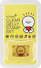 Transparent Stamp, yellow - Konad Clear Jelly Stamp — photo N9