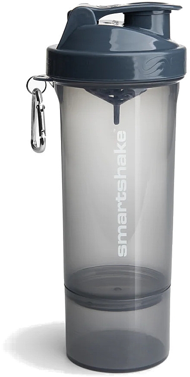 Shaker, 500 ml - SmartShake Slim Stormy Gray — photo N1