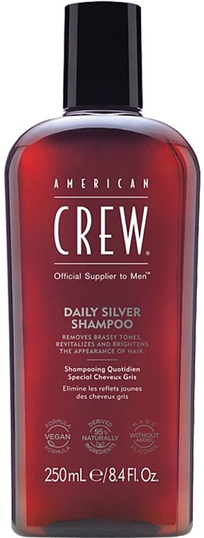 Grey Hair Shampoo - American Crew Daily Silver Shampoo — photo N1