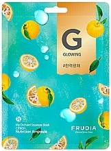 Citron Glowing Sheet Face Mask - Frudia My Orchard Squeeze Mask Citron — photo N1