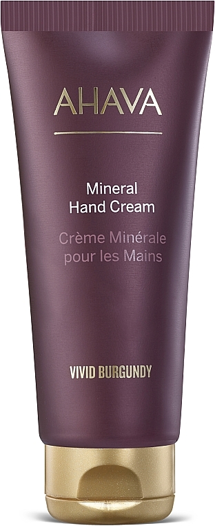 Hand Cream - Ahava Vivid Burgundy Mineral Hand Cream — photo N1