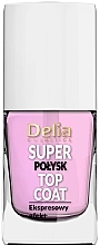 Nail Polish Top Coat with Shimmer - Delia Super Gloss Top Coat — photo N3