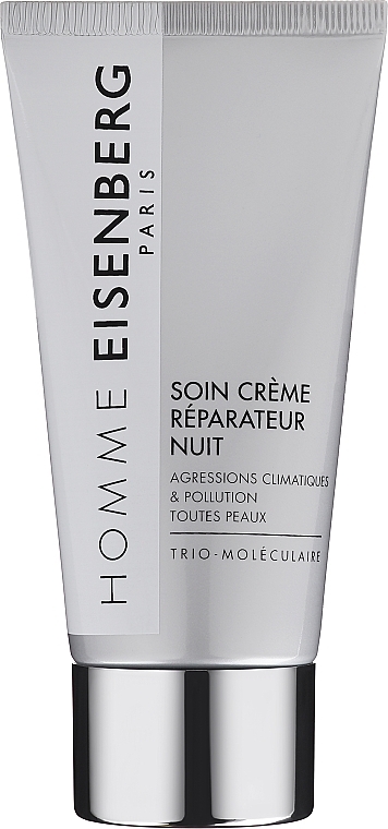 Night Face Cream - Jose Eisenberg Homme Repairing Night Cream Treatment — photo N3