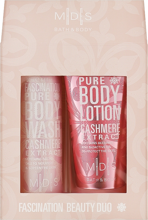 Set "Pure Beauty Fascination" - Mades Cosmetics M|D|S Baty & Body Fascination(b/wash/200ml + b/milk/150ml) — photo N1