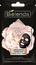 Fragrances, Perfumes, Cosmetics Rejuvenating Sheet Mask - Bielenda Camellia Oil Luxurious Rejuvenating Sheet Mask